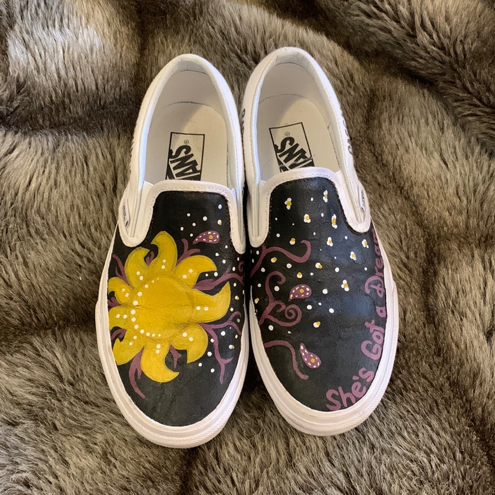 Women Vans Rapunzel inspired